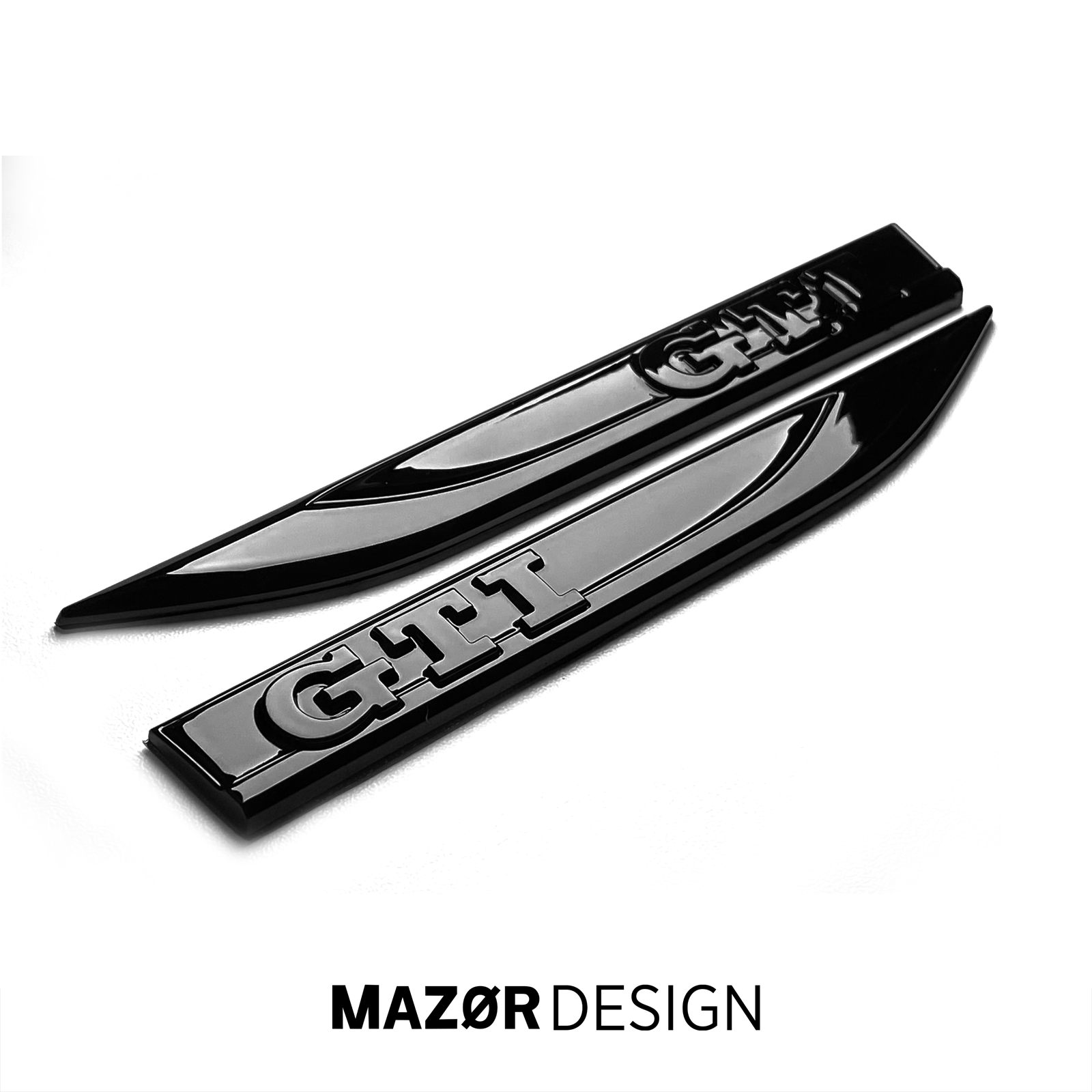 VW Golf 7 - GTI Emblem Seite Schwarz Glanz