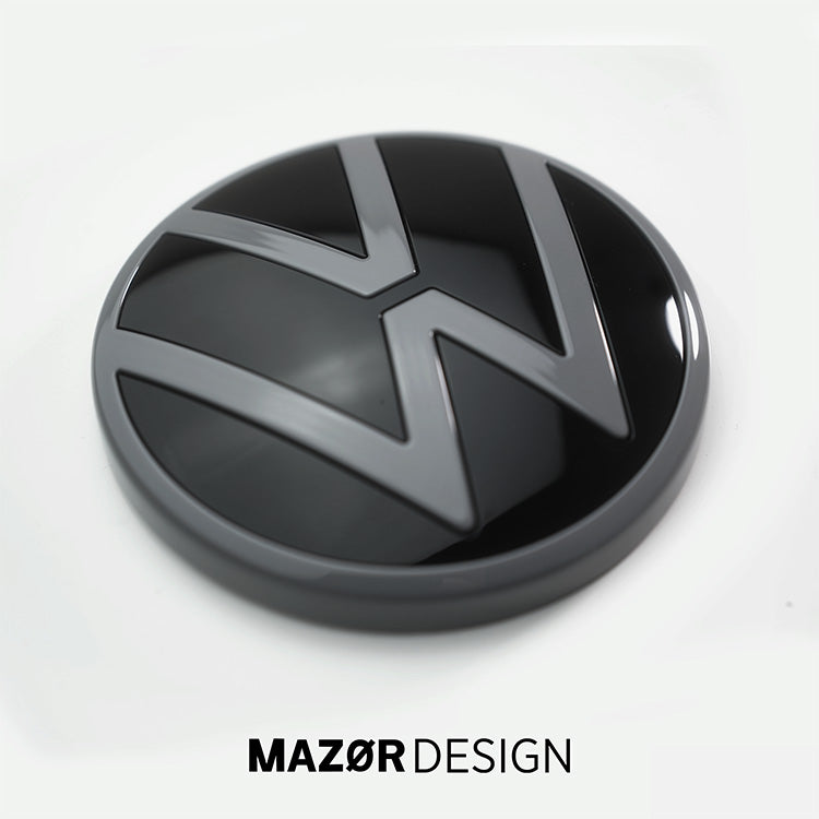 VW Golf 8 - Emblem Hinten Schwarz Limonengelb Metallic LL1W