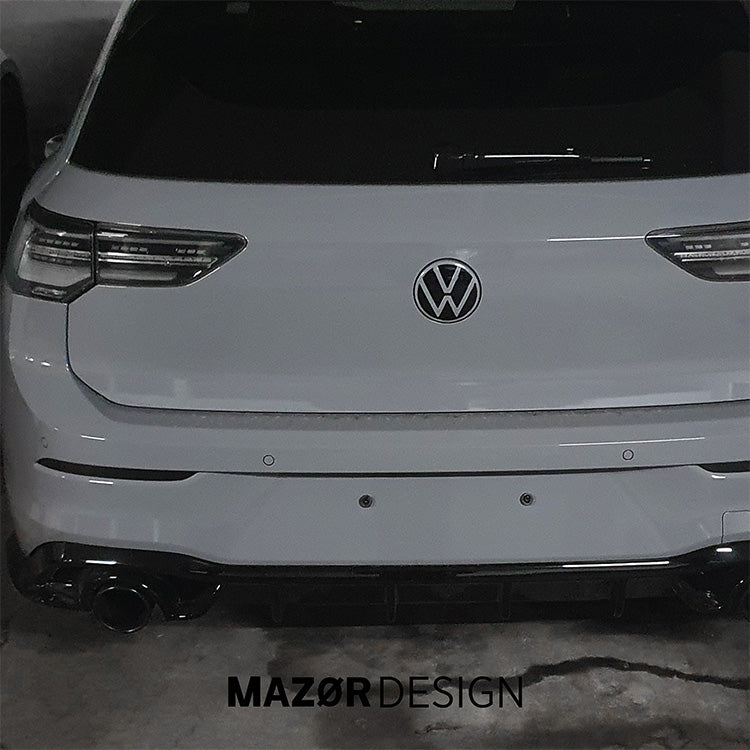 VW Golf 8 - Emblem Hinten Schwarz Limonengelb Metallic LL1W