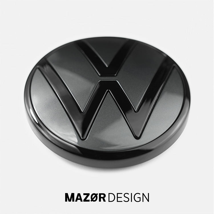 VW Golf 8 - Emblem Hinten Schwarz Delfingrau Metallic LC7Q