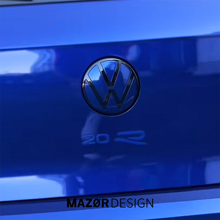 VW Golf 8 - Emblem Hinten Schwarz Lapiz Blue Metallic LD5K