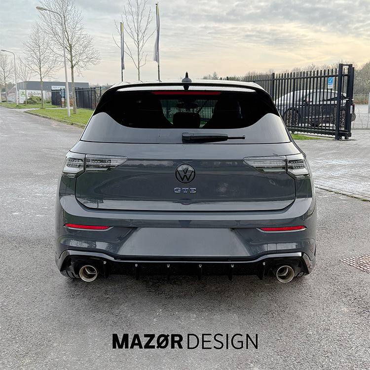 VW Golf 8 - Emblem Hinten Schwarz Glanz Uranograu LI7F