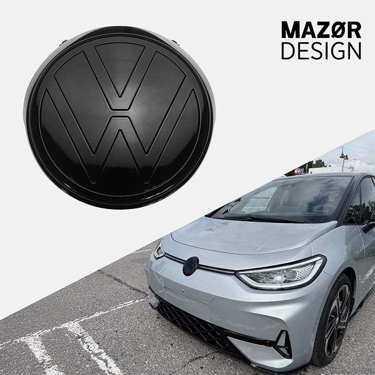 VW ID3 - Emblem Vorne Kühlergrill Schwarz Glanz