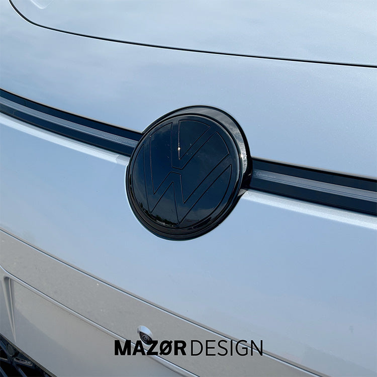 VW ID3 - Emblem Vorne Kühlergrill Schwarz Glanz