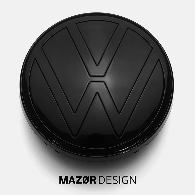 VW ID4 - Emblem Vorne Kühlergrill Schwarz Glanz