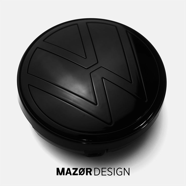 VW ID4 - Emblem Vorne Kühlergrill Schwarz Glanz
