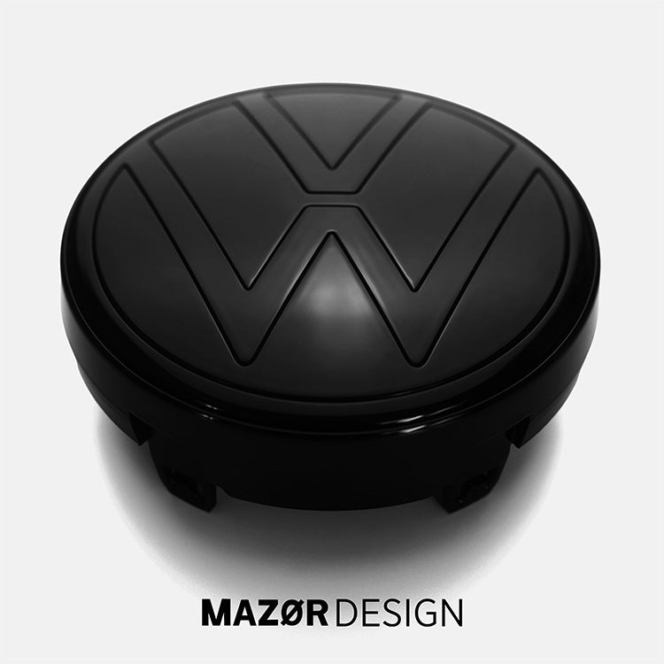 VW ID5 - Emblem Vorne Kühlergrill Schwarz Glanz