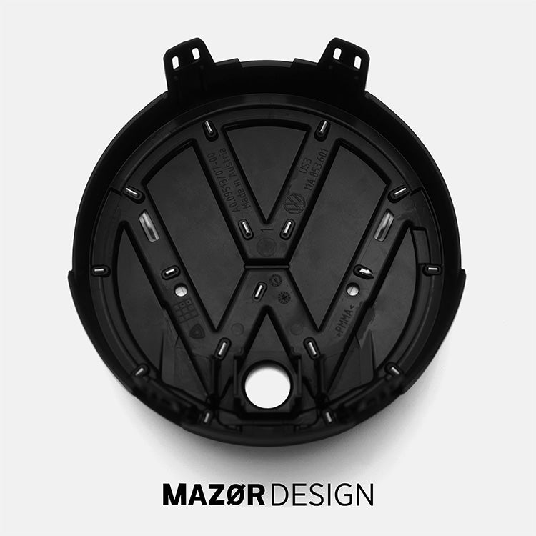 VW ID4 - Emblem Vorne Kühlergrill Schwarz Glanz mit Umfeldkamera