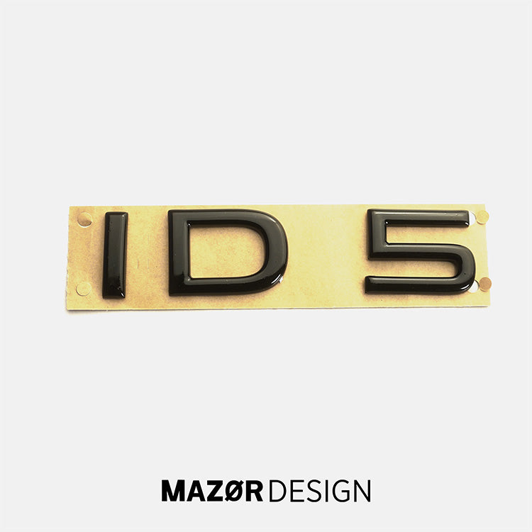 VW ID5 - Schriftzug Hinten Heckklappe Schwarz Glanz