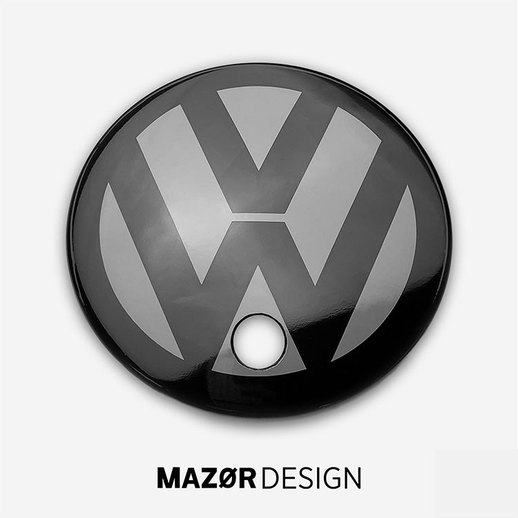 VW Passat B8 - Emblem Vorne Schwarz Glanz mit 360° AreaView