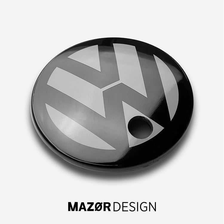 VW Passat B8 - Emblem Vorne Schwarz Glanz mit 360° AreaView
