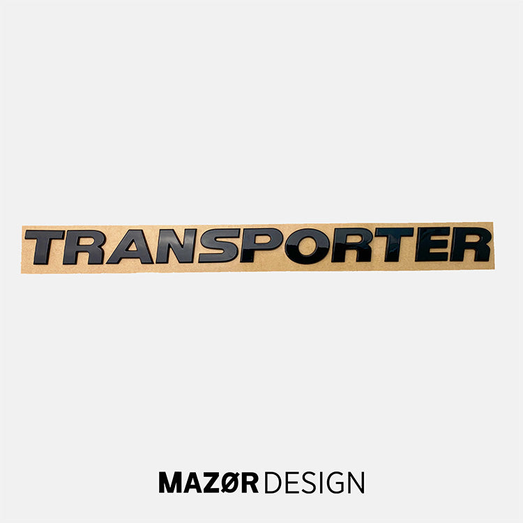VW T5 T6 - Transporter Schriftzug Schwarz Glanz