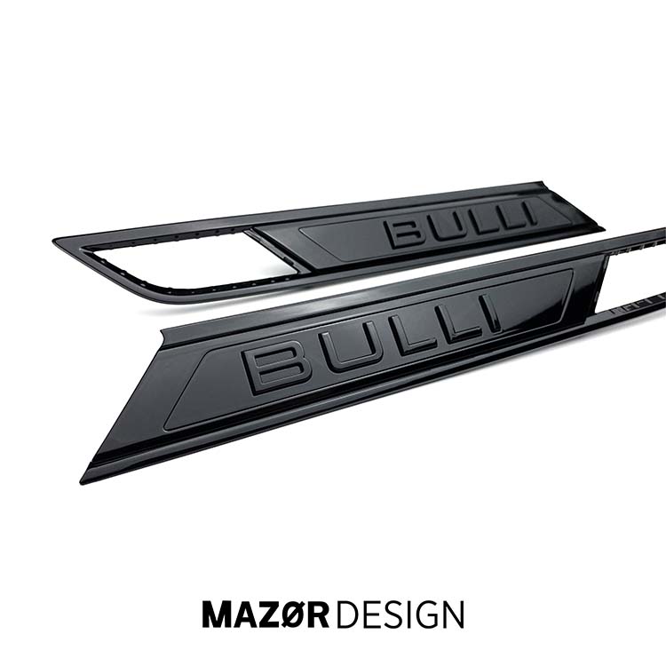 VW T6.1 - Bulli Emblem Seite Schwarz Glanz