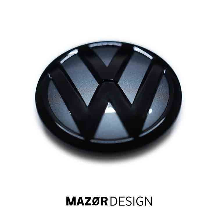 VW T5 T6 T6.1 - Emblem Hinten Schwarz Indiumgrau Metallic LR7H