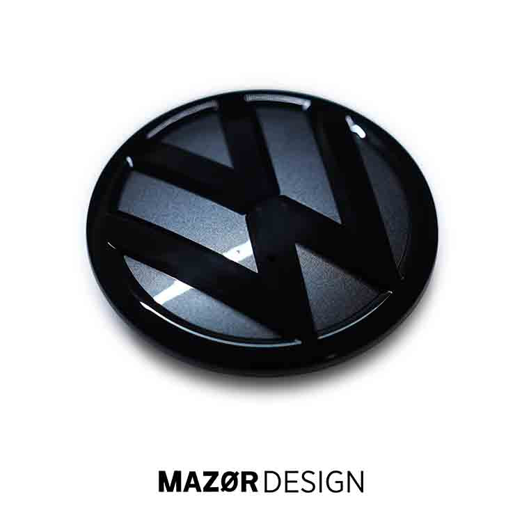 VW T5 T6 T6.1 - Emblem Hinten Schwarz Indiumgrau Metallic LR7H