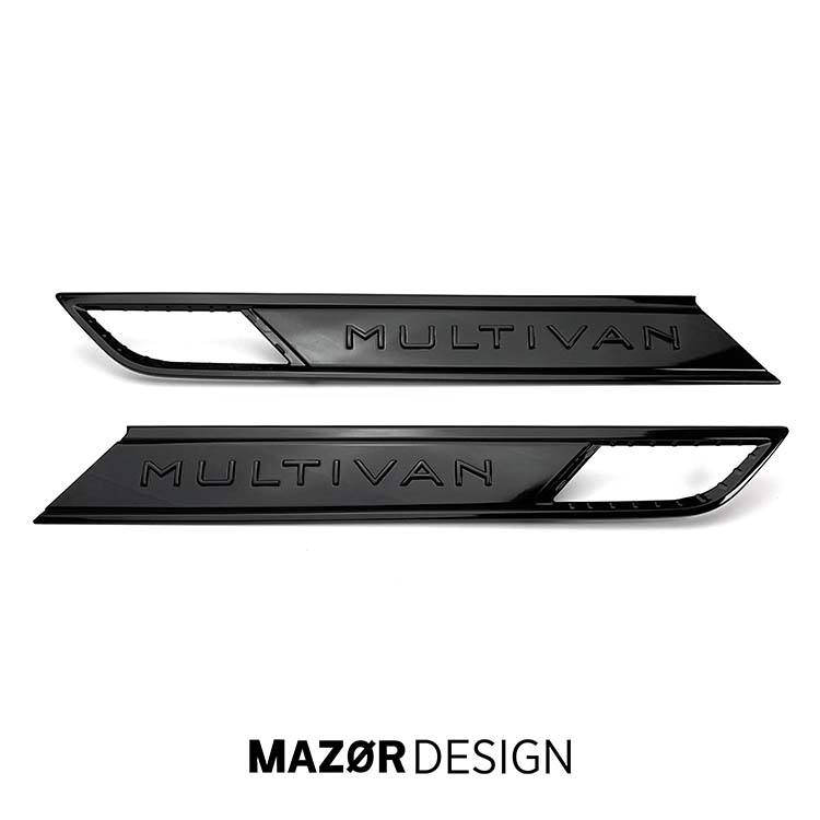 VW T6.1 - Multivan Emblem Seite Schwarz Glanz