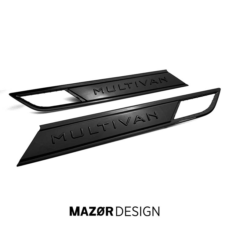 VW T6.1 - Multivan Emblem Seite Schwarz Glanz