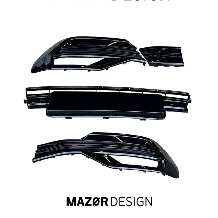 VW T6.1 - Front Bumper Trim Black