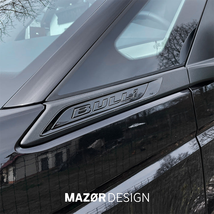 VW T7 - Bulli Emblem Seite Schwarz Glanz