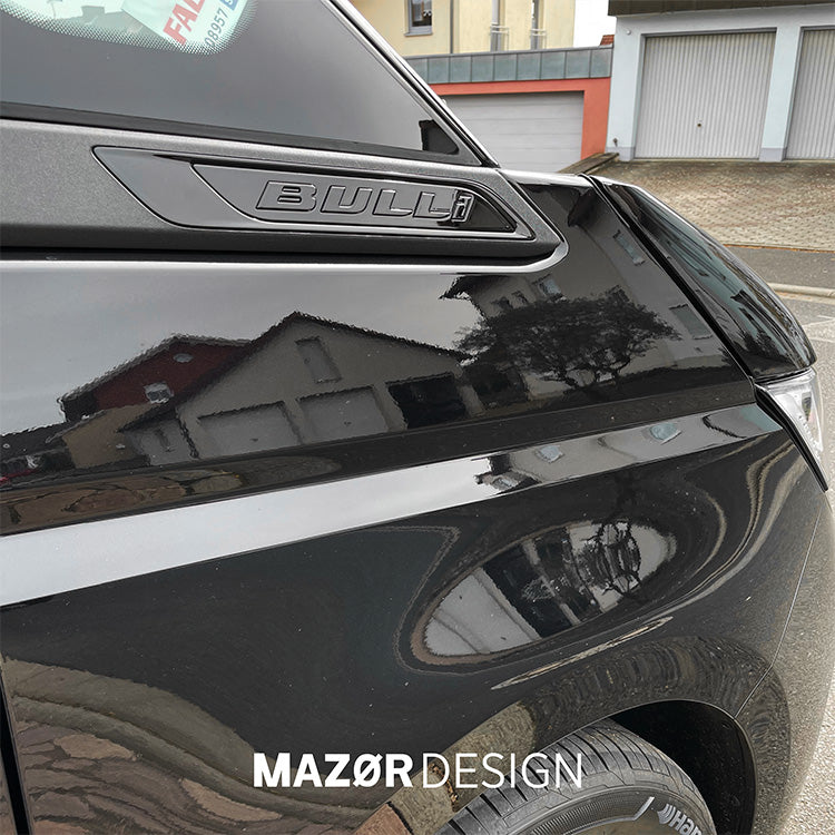 VW T7 - Bulli Emblem Seite Schwarz Glanz