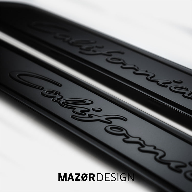 VW T7 - California Schriftzug Schwarz MATT Seitlich Kotflügel Plakette