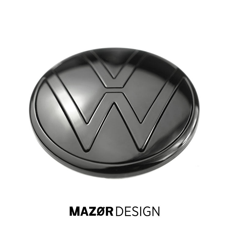 VW Taigo - Emblem Hinten Schwarz Glanz