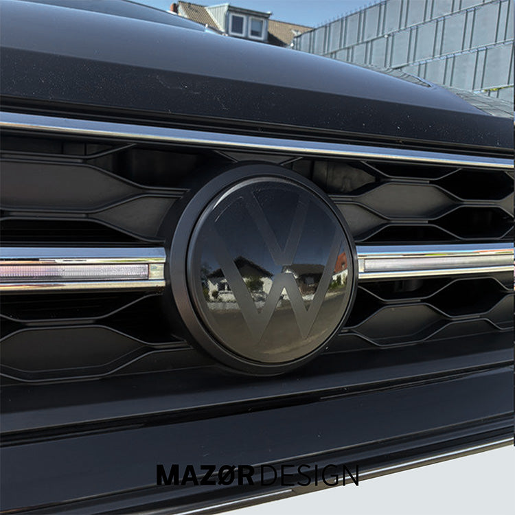 VW Taigo - Emblem Vorne Schwarz Glanz