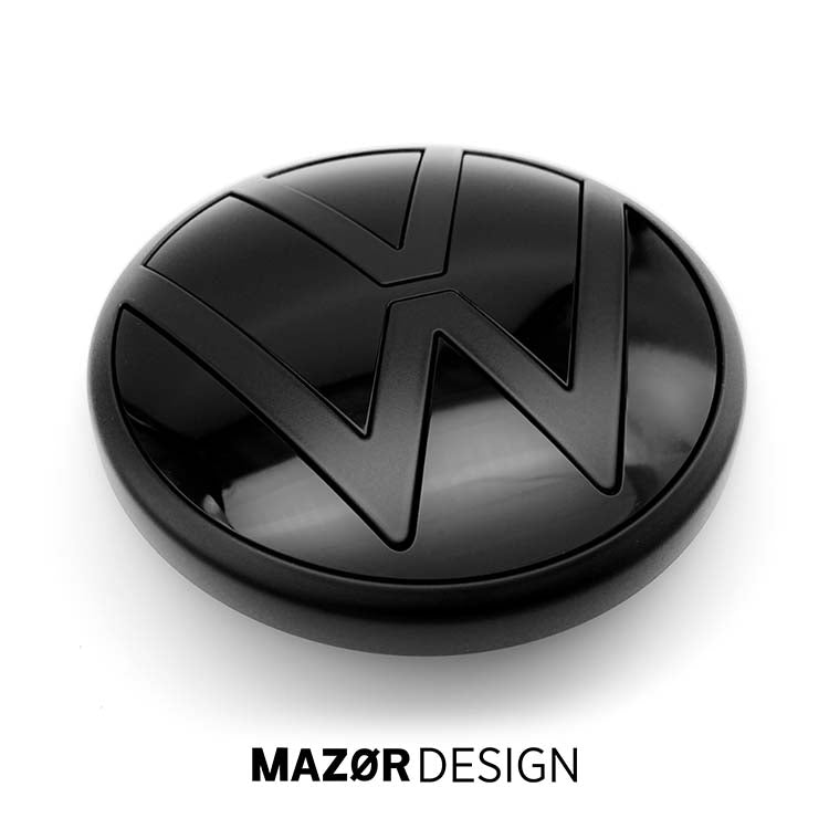 VW Tiguan 2 Facelift - Emblem Hinten Schwarz Glanz & Matt