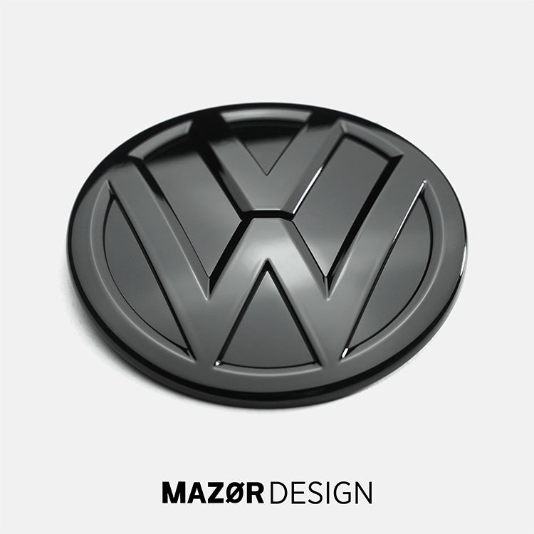 VW Touareg 3 - Emblem Hinten Schwarz Glanz
