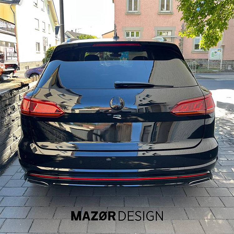 VW Touareg 3 Facelift - Emblem Hinten Schwarz (08/20-05/23)