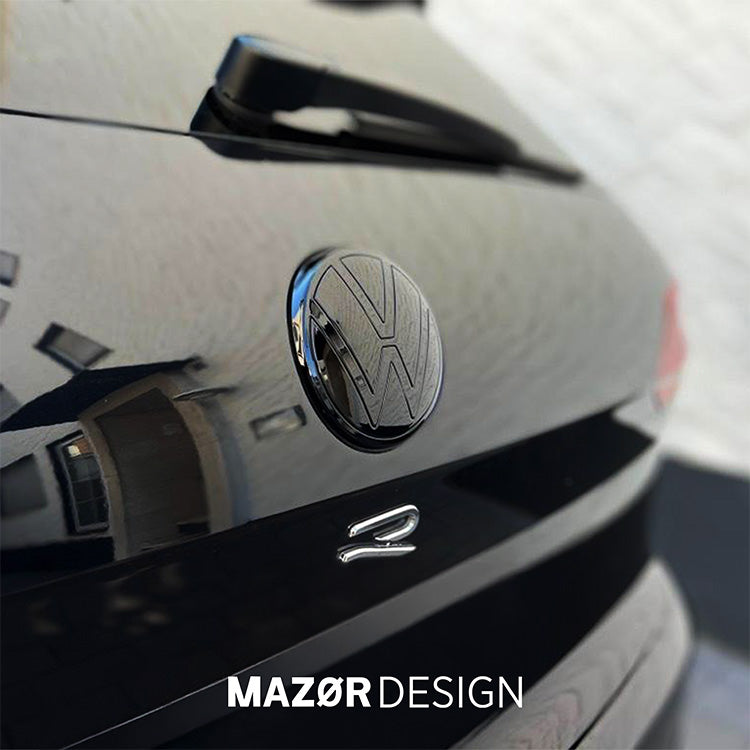 VW Touareg 3 Facelift - Emblem Hinten Schwarz (08/20-05/23)