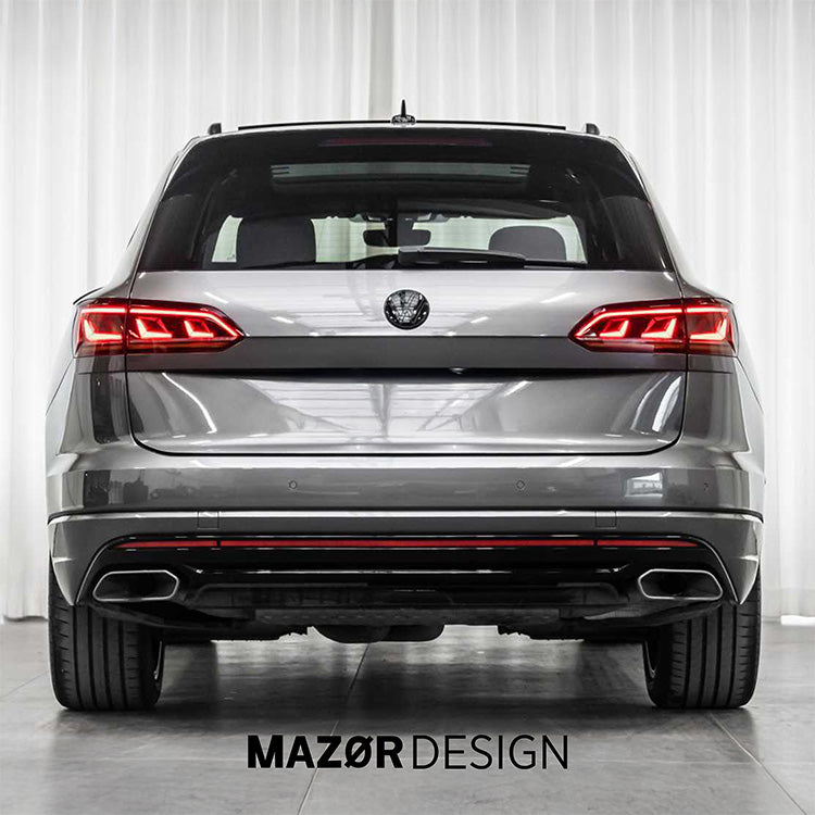 VW Touareg 3 Facelift - Emblem Hinten Schwarz (08/20-05/23)