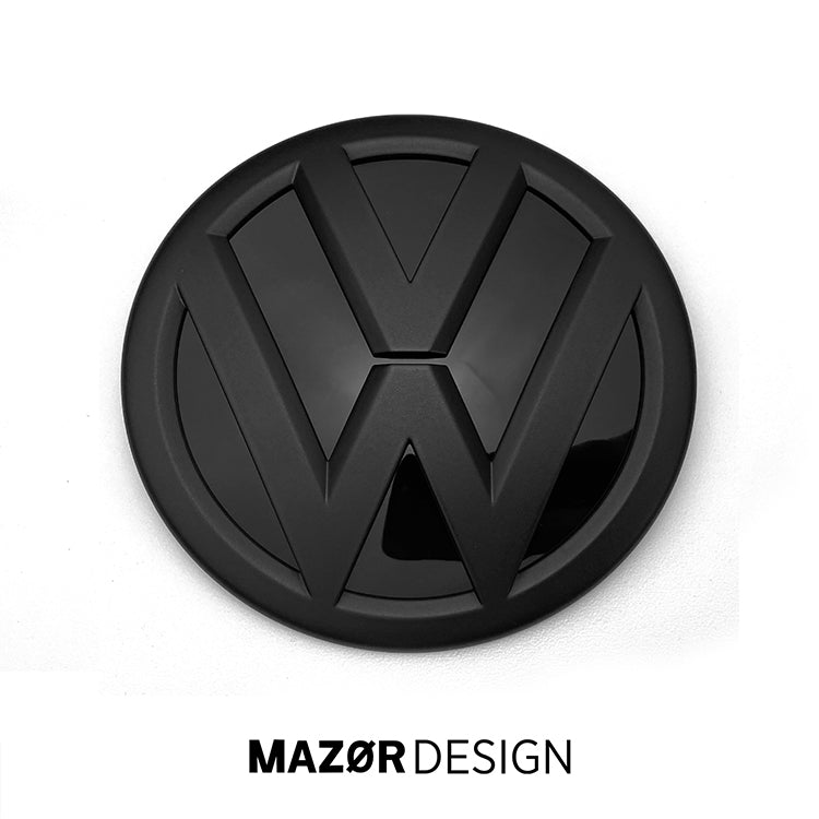 VW Touareg 3 - Emblem Hinten Schwarz Matt