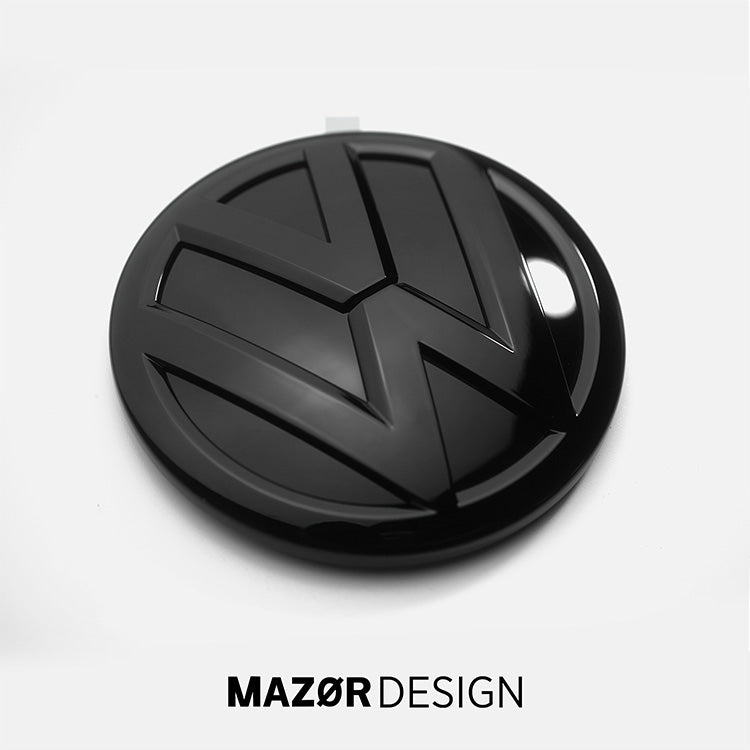 VW Touran 2 - Emblem Hinten Schwarz Glanz