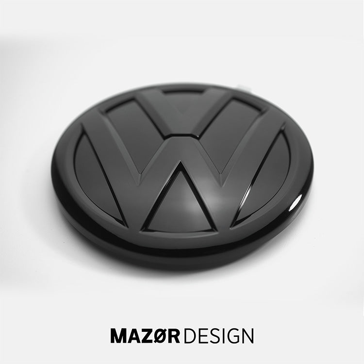 VW Touran 2 - Emblem Hinten Schwarz Glanz