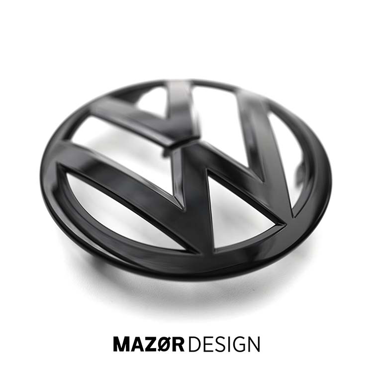 VW Up! - Emblem Vorne Schwarz Glanz bis 06/16