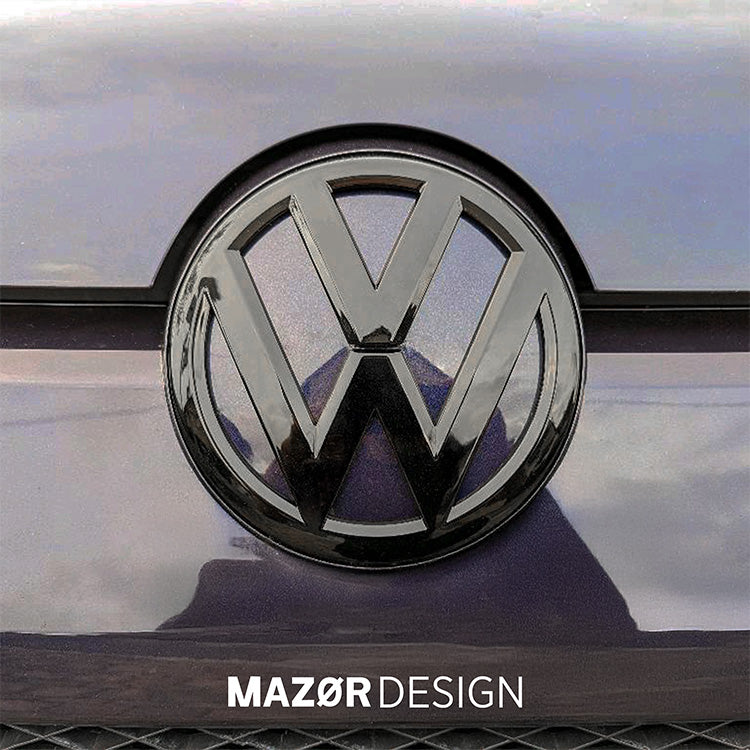 VW Up! - Emblem Vorne Schwarz Glanz bis 06/16