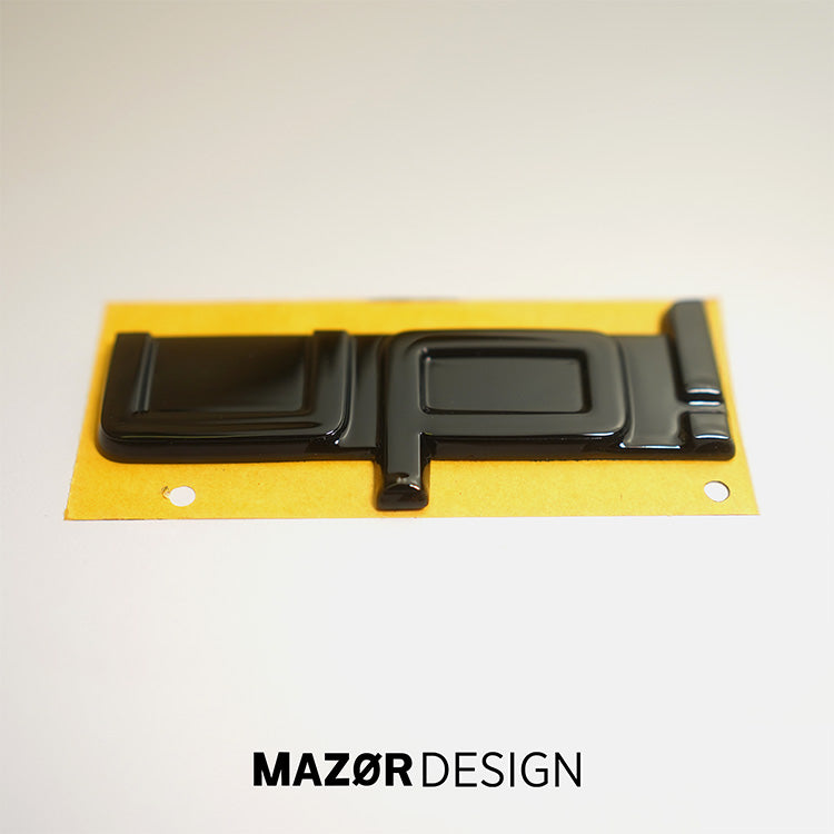 VW Up! - Schriftzug Logo Hinten Heckklappe Schwarz